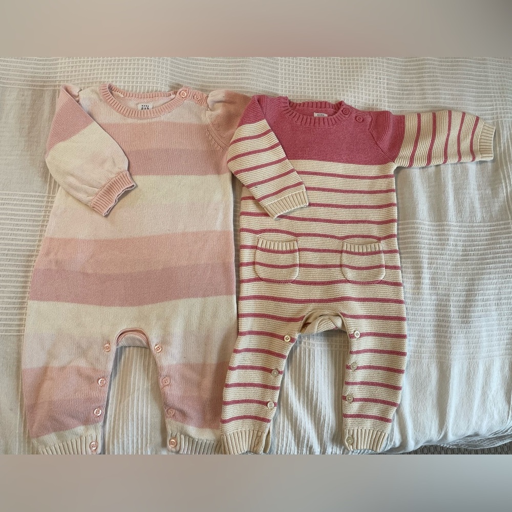 Gap - two long sleeve bodysuits